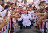 Roció Nahle inicia campaña; en ocho ejes y ochenta compromisos sustenta su plan de gobierno