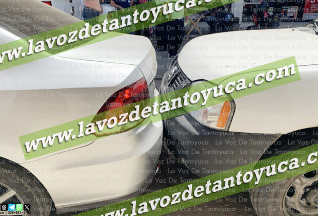 Choque en la Zona Centro deja solo daños materiales mínimos