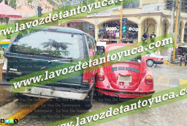 Conductor despistado provoca percance en la Zona Centro