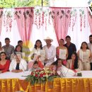 14 parejas unen sus vidas en romántico evento, en Chontla