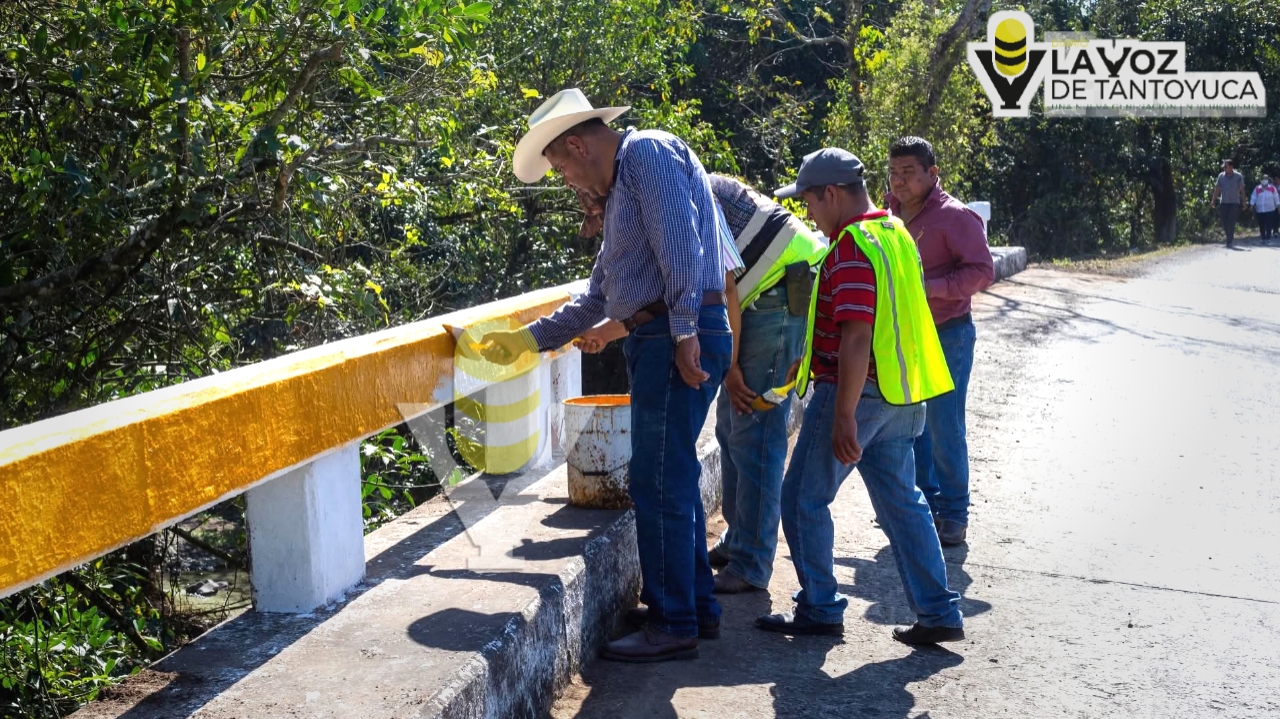 Acciones de limpieza y rehabilitación; Chontla da la bienvenida a visitantes y turistas