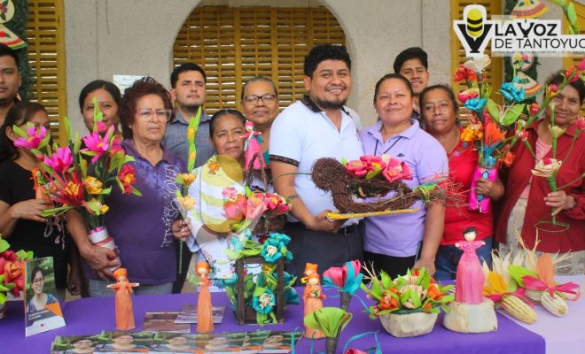 Concluye Taller de Fibras Naturales, en el marco del Día Internacional de la Mujer en Citlaltépetl