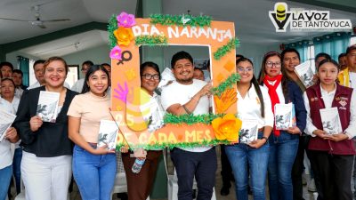 Jornada de capacitación en el marco del Día Naranja en Citlaltépetl