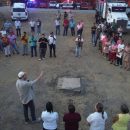 Roberto San Román da banderazo al asfaltado de calles en Villas Tantoyuca