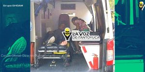 Taxista de San Sebastián provoca accidente; un motociclista resultó lesionado