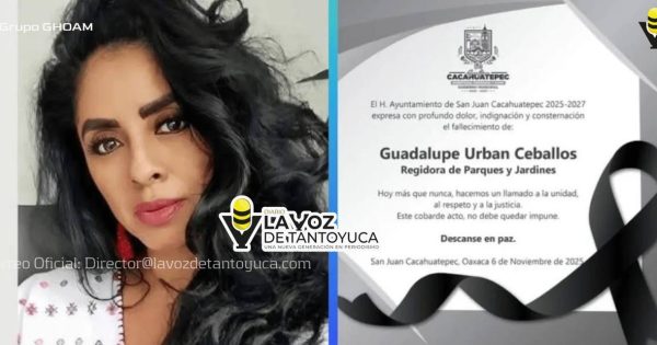 Asesinan a regidora del PVEM en Oaxaca