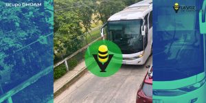 Aseguran autobús por causar daños 