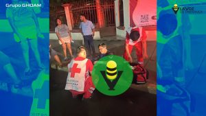 Motociclista resulta herido tras derrapar 