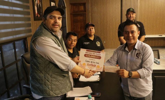 Gobierno Municipal de Tantoyuca entrega apoyo a cuadrillas para el Xantolo 2026
