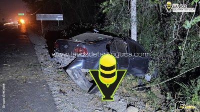 Se accidenta Director de CECyTE de Huayacocotla en la México - Tampico