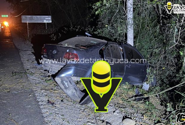 Se accidenta Director de CECyTE de Huayacocotla en la México - Tampico