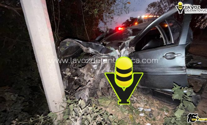 Se accidenta Director de CECyTE de Huayacocotla en la México - Tampico