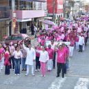 DIF Tantoyuca participa en marcha conmemorativa contra el cáncer de mama