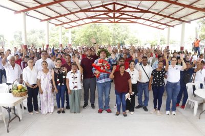 Entrega alcalde Roberto San Román Salón de Usos Múltiples en Tepatlán Grande; obra beneficiará a 550 habitantes