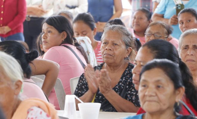 Ampliar la imagen al hacer clic. Entrega alcalde Roberto San Román Salón de Usos Múltiples en Tepatlán Grande; obra beneficiará a 550 habitantes