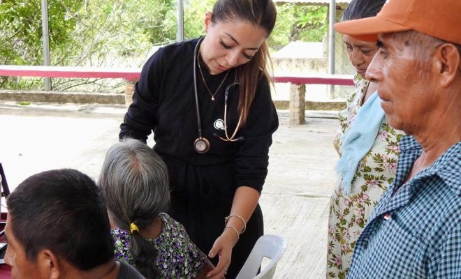Clic en la imagen para ampliarla. Gobierno Municipal de Tantoyuca acerca servicios de distintas áreas a la comunidad de Trapiche, Chote