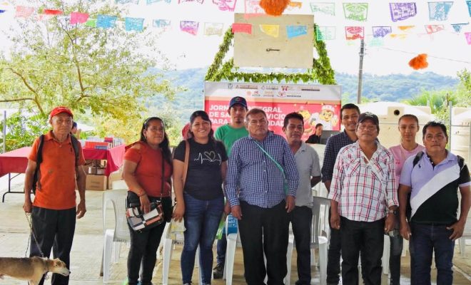 Clic en la imagen para ampliarla. Gobierno Municipal de Tantoyuca acerca servicios de distintas áreas a la comunidad de Trapiche, Chote