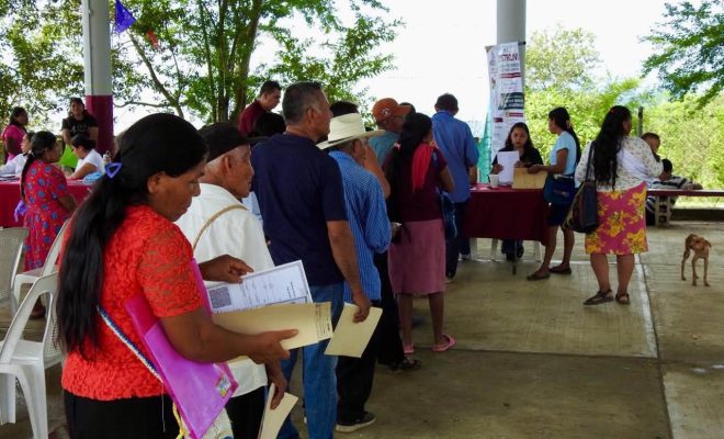 Clic en la imagen para ampliarla. Gobierno Municipal de Tantoyuca acerca servicios de distintas áreas a la comunidad de Trapiche, Chote