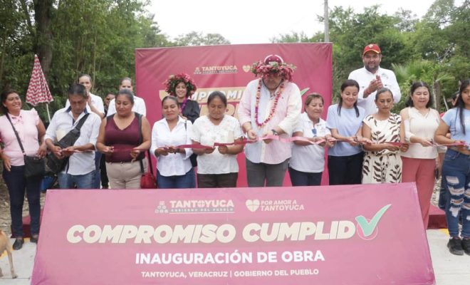 Clic en la imagen para ampliarla. La transformación llegó a Santa Clara; entrega Roberto San Román Solana nueva obra carretera en Buena Vista