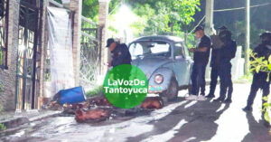 Abandonan restos humanos con mensaje de advertencia en Tantoyuca