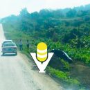 Conductor resultó ileso tras aparatosa salida de carretera