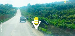 Conductor resultó ileso tras aparatosa salida de carretera