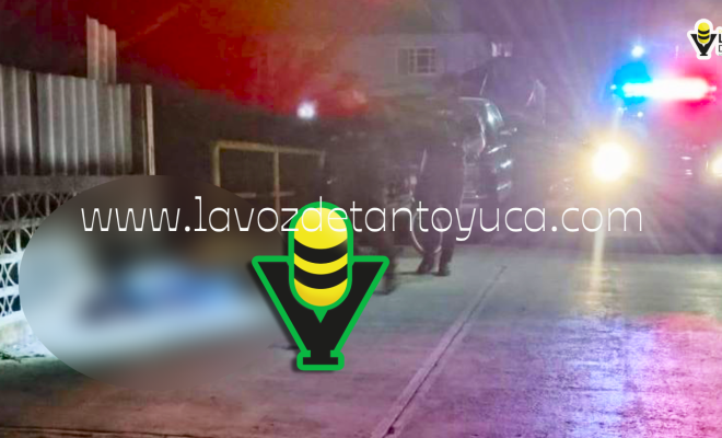 Localizan a hombre sin vida en la vía pública, en Tamalín