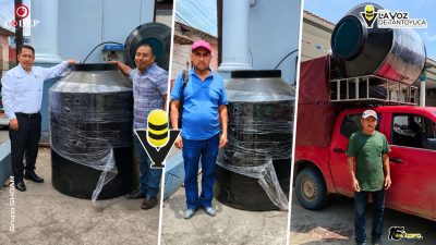 Gobierno de Chicontepec mantiene programa de venta de tinacos a bajo costo