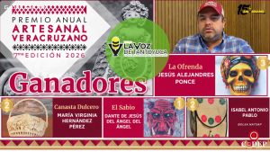 Tantoyuquenses ganan premio en el Premio Anual Artesanal Veracruzano 2026