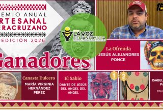 Tantoyuquenses ganan premio en el Premio Anual Artesanal Veracruzano 2026