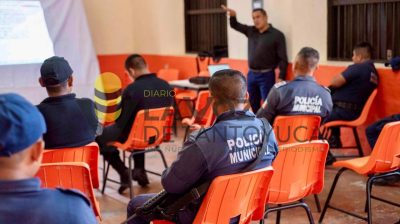 Fortalecen habilidades operativas de la corporación policial en Chontla