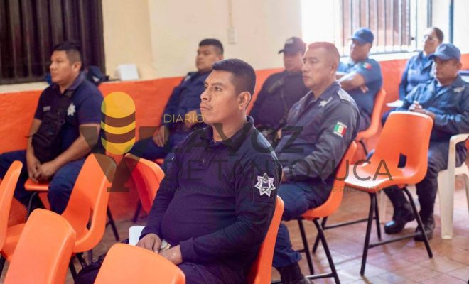 Fortalecen habilidades operativas de la corporación policial en Chontla