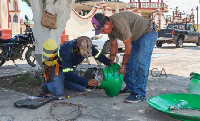 Mejoran condiciones de iluminación en espacio clave para la comunidad en Citlaltépetl