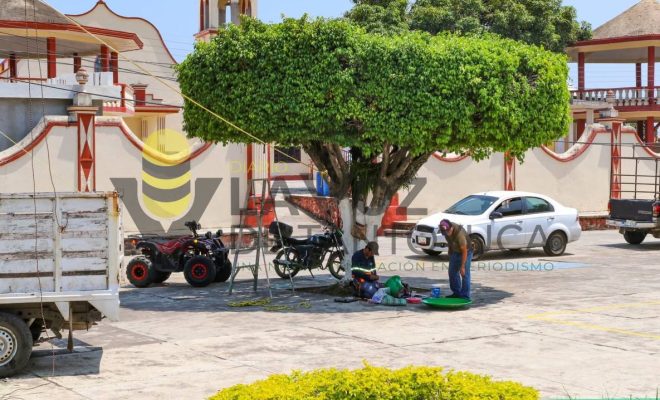 Mejoran condiciones de iluminación en espacio clave para la comunidad en Citlaltépetl