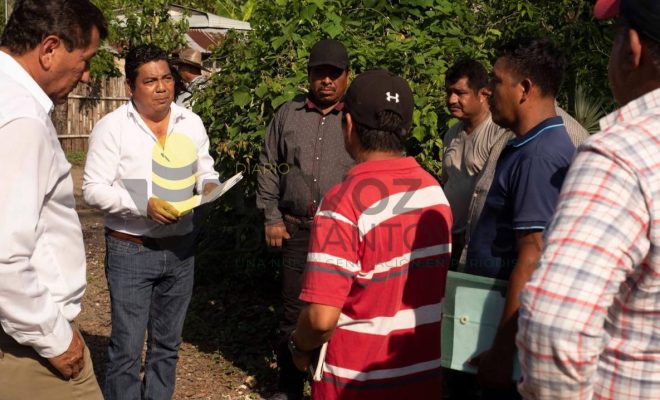 Ayuntamiento de Chontla inicia obra de pavimentación para mejorar accesos en La Garita