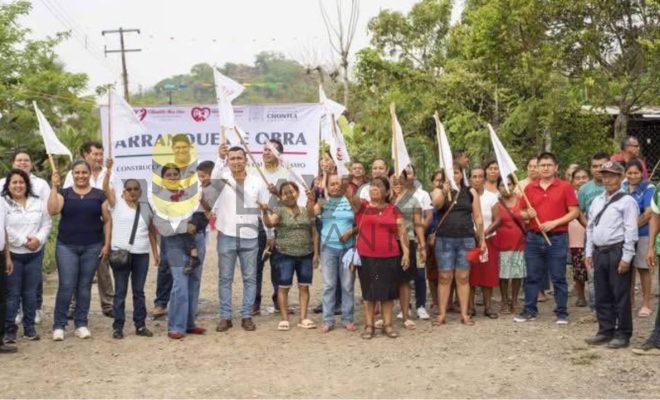 Gobierno municipal inicia tercera obra de infraestructura en Cruz Manantial