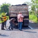 Gobierno Municipal de Chontla refuerza mantenimiento vial en beneficio de la población