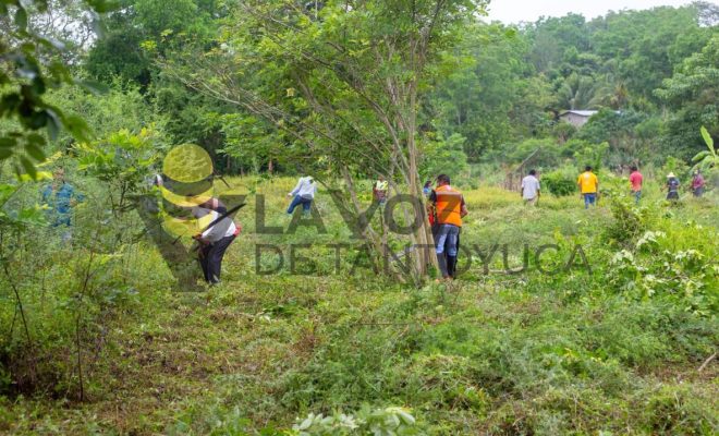 Ampliar imagen al hacer click Impulsa Gobierno Municipal de Chontla trabajos de limpieza y mantenimiento en El Cajete