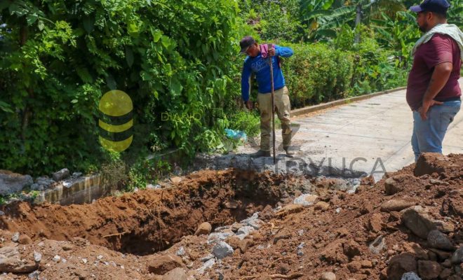 Ayuntamiento de Citlaltépetl da seguimiento a la rehabilitación del drenaje sanitario