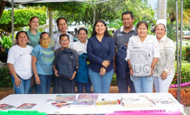Ayuntamiento de Chontla fortalece las oportunidades educativas en coordinación con el IVEA y el DIF Municipal