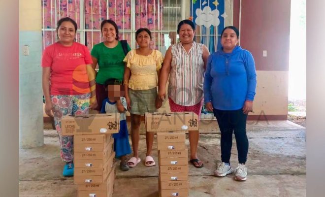 Ampliar imagen al hacer click DIF Chontla fortalece la alimentación escolar con entrega de insumos en comunidades