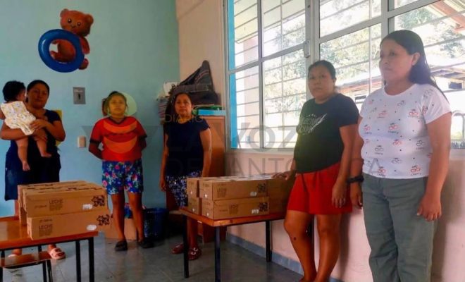 Ampliar imagen al hacer click DIF Chontla fortalece la alimentación escolar con entrega de insumos en comunidades