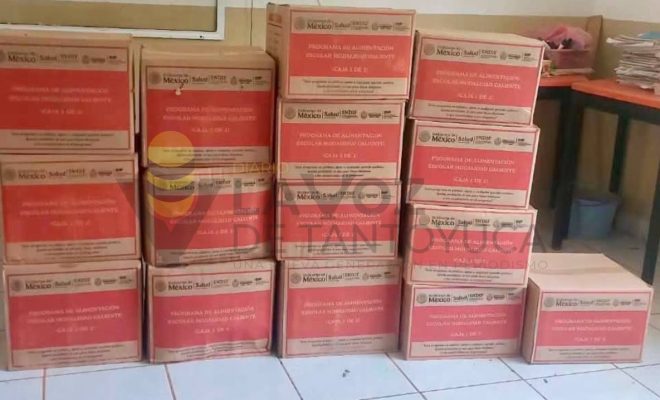 Ampliar imagen al hacer click DIF Chontla fortalece la alimentación escolar con entrega de insumos en comunidades