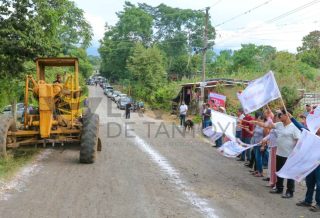 Ayuntamiento de Citlaltépetl da banderazo a obra de infraestructura vial en La Sabinas