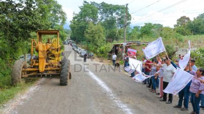Ayuntamiento de Citlaltépetl da banderazo a obra de infraestructura vial en La Sabinas