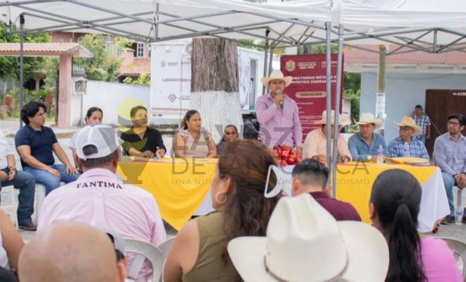 Chontla fortalece la sanidad pecuaria con la inauguración del Laboratorio Móvil