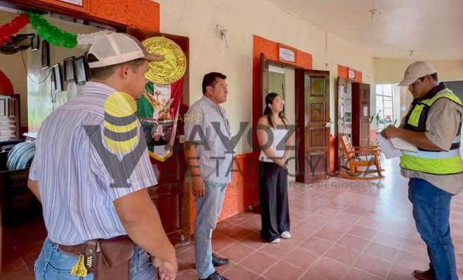 Gobierno de Chontla promueve la cultura de la prevención con simulacro