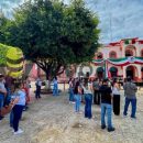 Gobierno de Chontla promueve la cultura de la prevención con simulacro