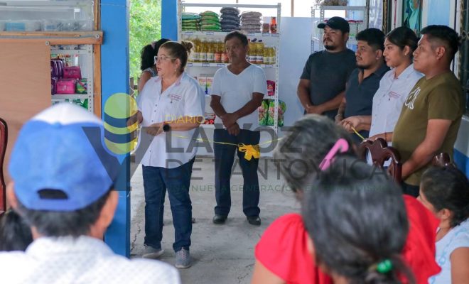Gobierno de Citlaltépetl impulsa el abasto con nueva Tienda Bienestar en Rancho Nuevo