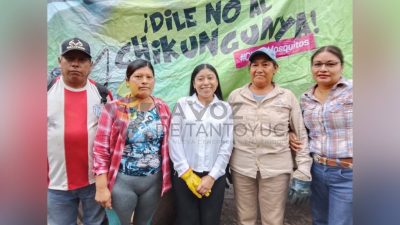 Gobierno de Citlaltépetl fortalece la prevención sanitaria con jornada de descacharrización